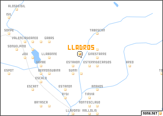 map of Lladrós