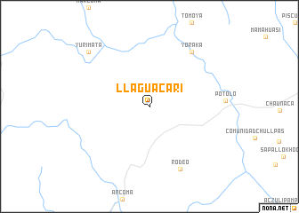 map of Llaguacari