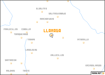 map of Llamada