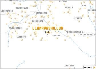 map of Llamapashillun