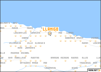 map of Llamigo