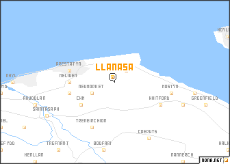 map of Llanasa