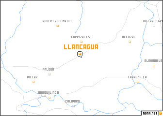 map of Llancagua
