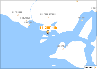map of Llanchid