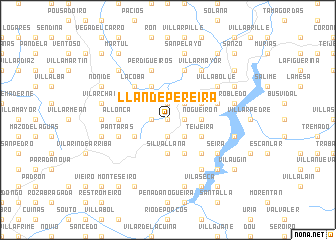 map of Llandepereira