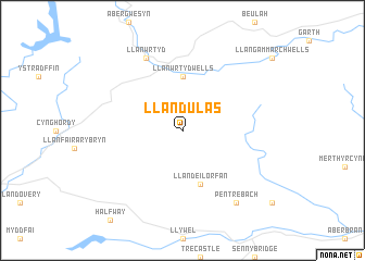 map of Llandulas