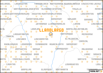 map of Llano Largo