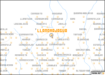 map of Llano Majagua