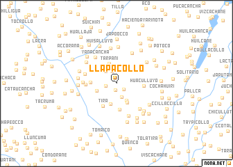 map of Llapa Collo