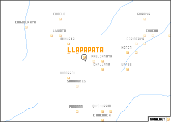 map of Llapapata