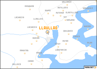 map of Llau-Llao