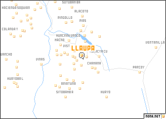 map of Llaupa