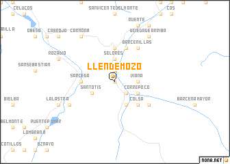map of Llendemozo
