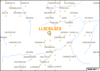 map of Lloco-Iloco
