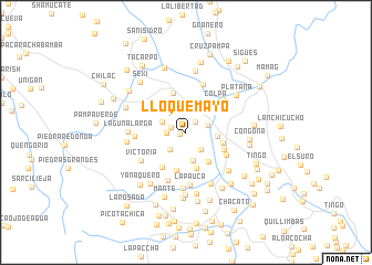 map of Lloquemayo