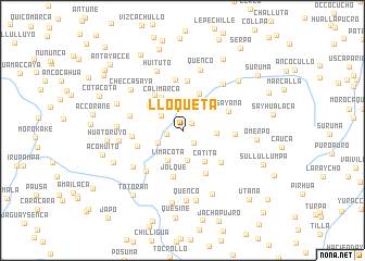 map of Lloqueta