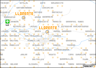 map of Llorente