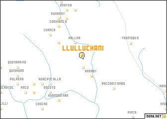 map of Llulluchani