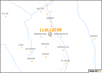 map of Llullucha