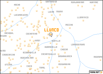 map of Llunco