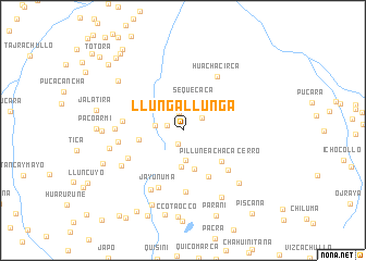 map of Llunga Llunga