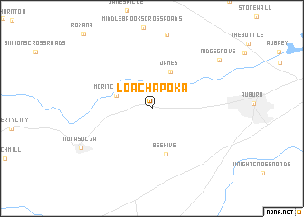 map of Loachapoka
