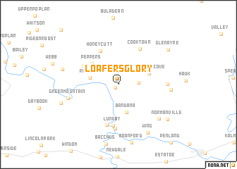 map of Loafers Glory