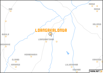 map of Loanga-Kalonda