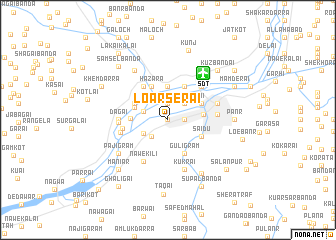 map of Loar Serai
