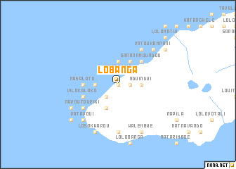 map of Lobanga