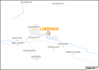map of Lobanova