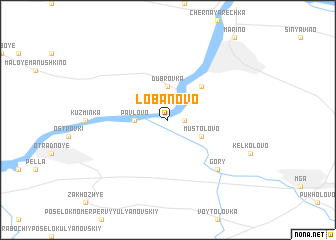 map of Lobanovo