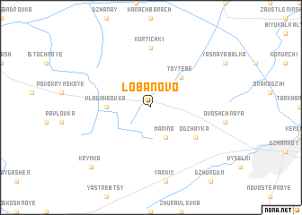 map of Lobanovo