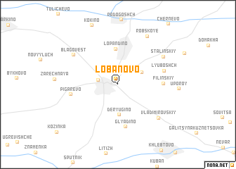 map of Lobanovo