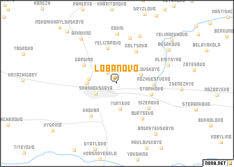 map of Lobanovo