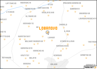 map of Lobanovo