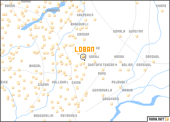 map of Loban