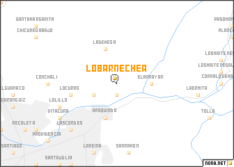 map of Lo Barnechea