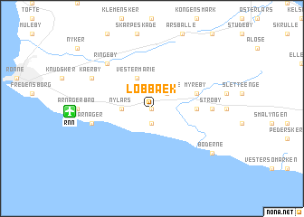 map of Lobbæk