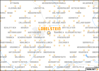 map of Löbelstein