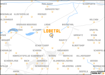 map of Lobetal