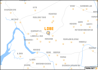 map of Lobe