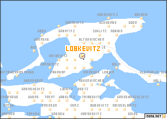 map of Lobkevitz