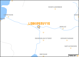 map of Lobki Pervyye