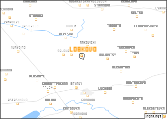 map of Lobkovo