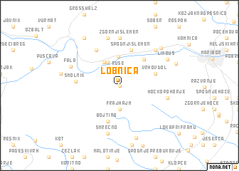 map of Lobnica