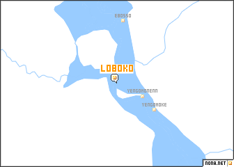 map of Loboko