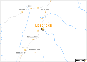 map of Lobo-Moké