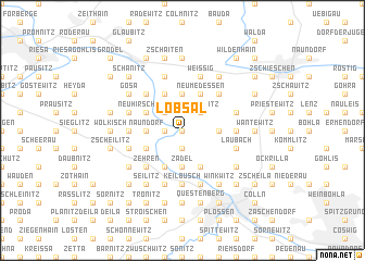 map of Löbsal