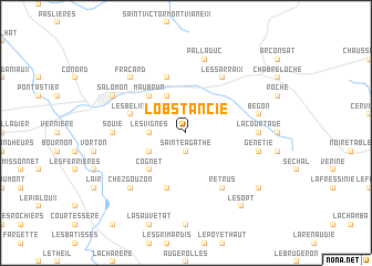 map of LʼObstancie